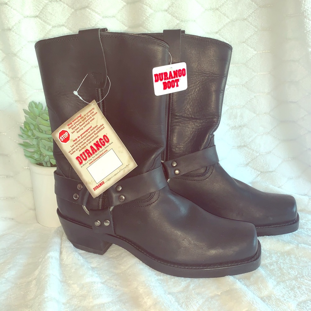 NWOB Durango leather moto boot